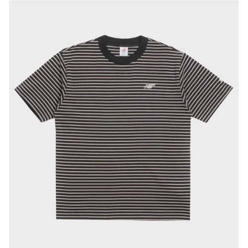 NB NUMERIC THIN STRIPE TEE NEGRO