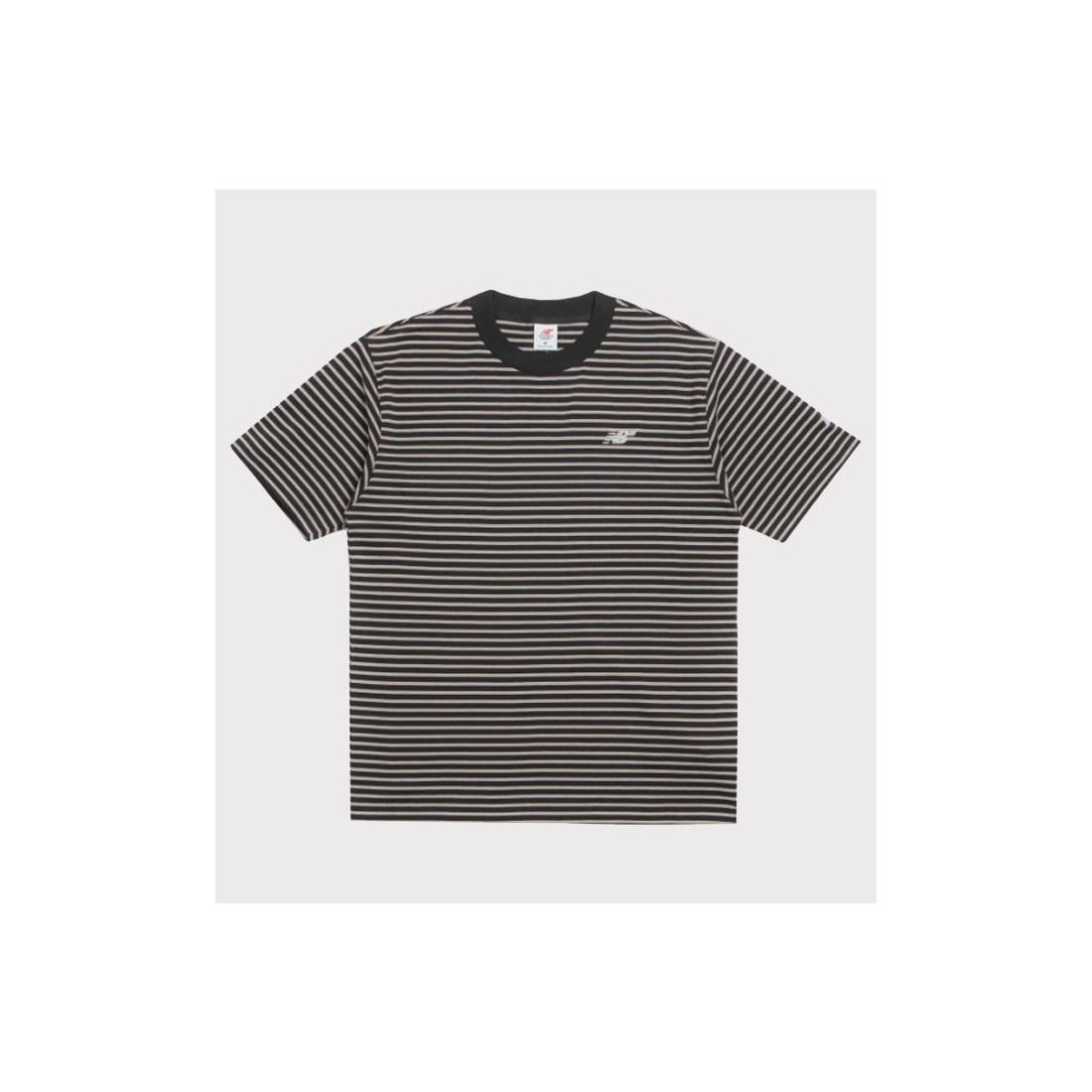 NB NUMERIC THIN STRIPE TEE NEGRO