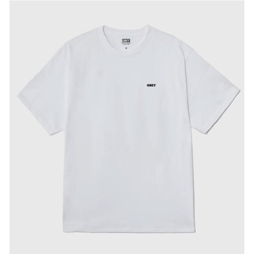 OBEY COSMIC NOISE TEE BLANCO