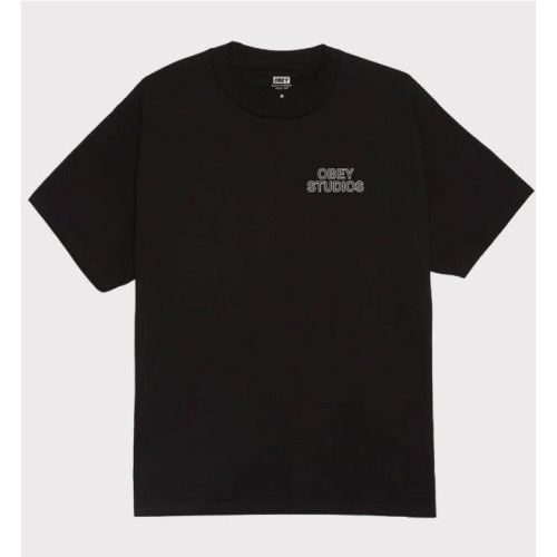 OBEY STUDIOS PALETTE TEE NEGRO
