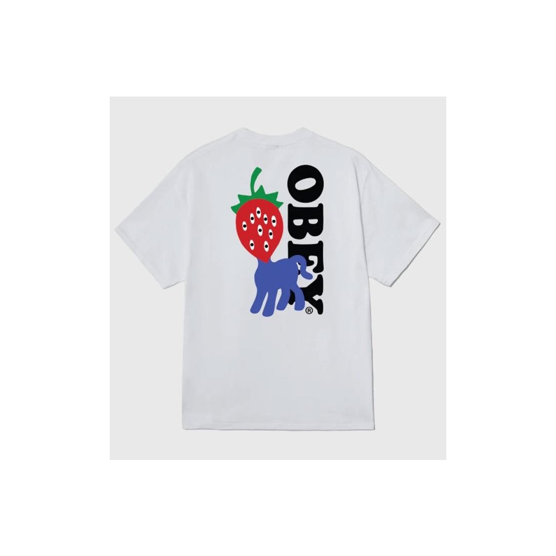 OBEY STRAWBERRY TEE BLANCO