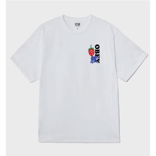 OBEY STRAWBERRY TEE BLANCO 2