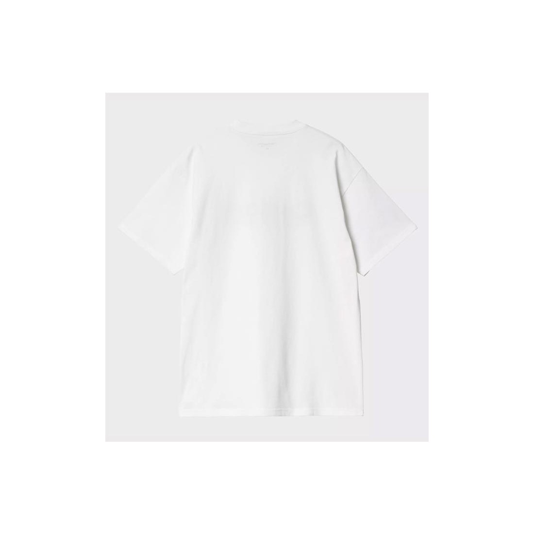 CARHARTT WIP LABEL SCRIPT TEE BLANCO