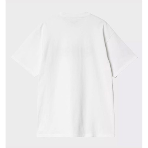 CARHARTT WIP LABEL SCRIPT TEE BLANCO
