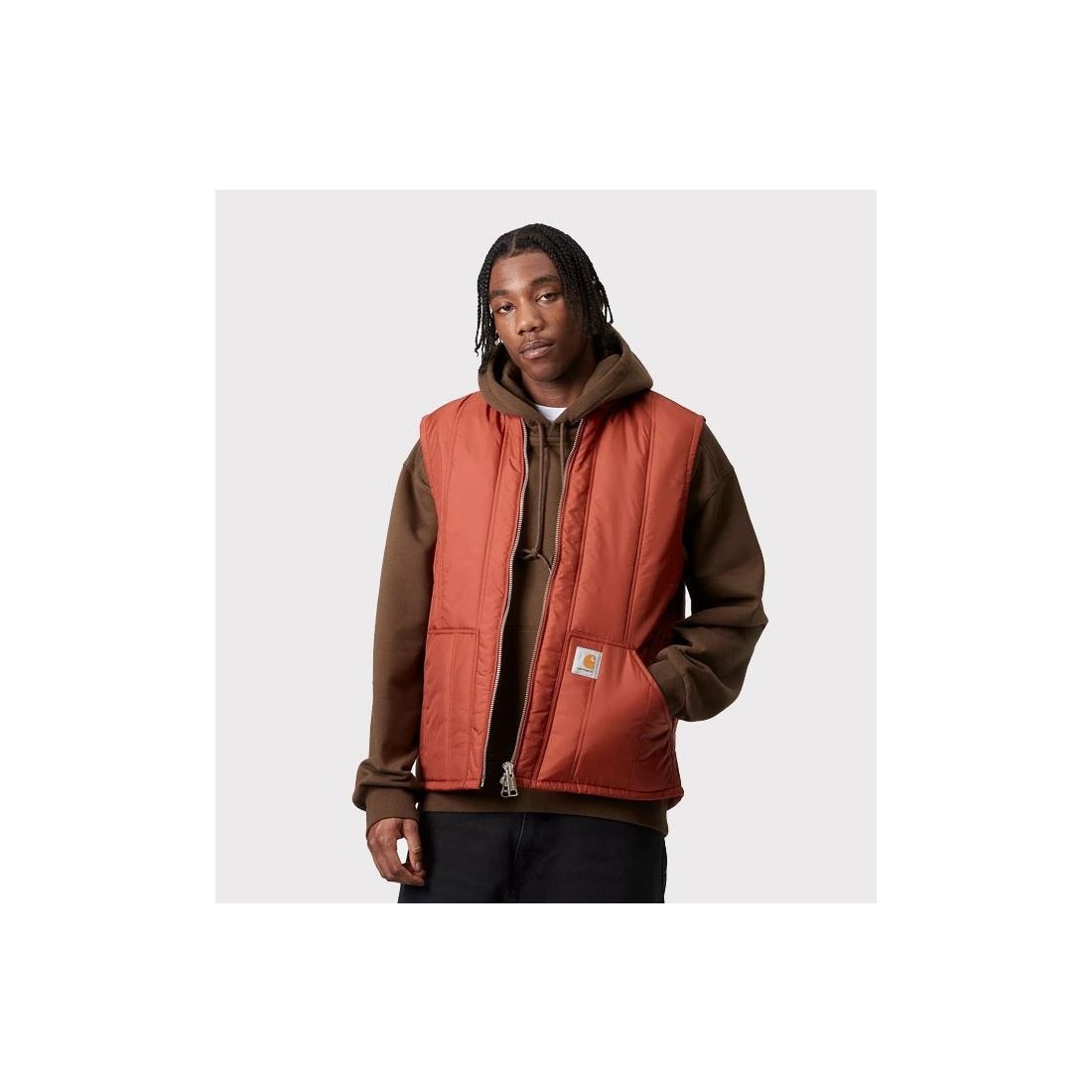 CARHARTT WIP LACHLAN VEST ROJO