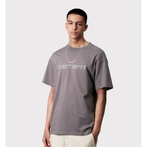 CARHARTT WIP RIVET SCRIPT TEE GRIS