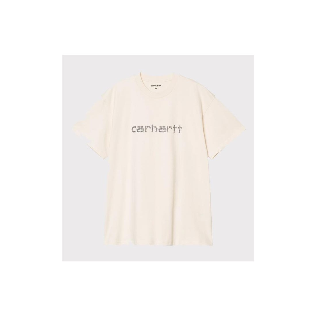 CARHARTT WIP RIVET SCRIPT TEE BLANCO ROTO
