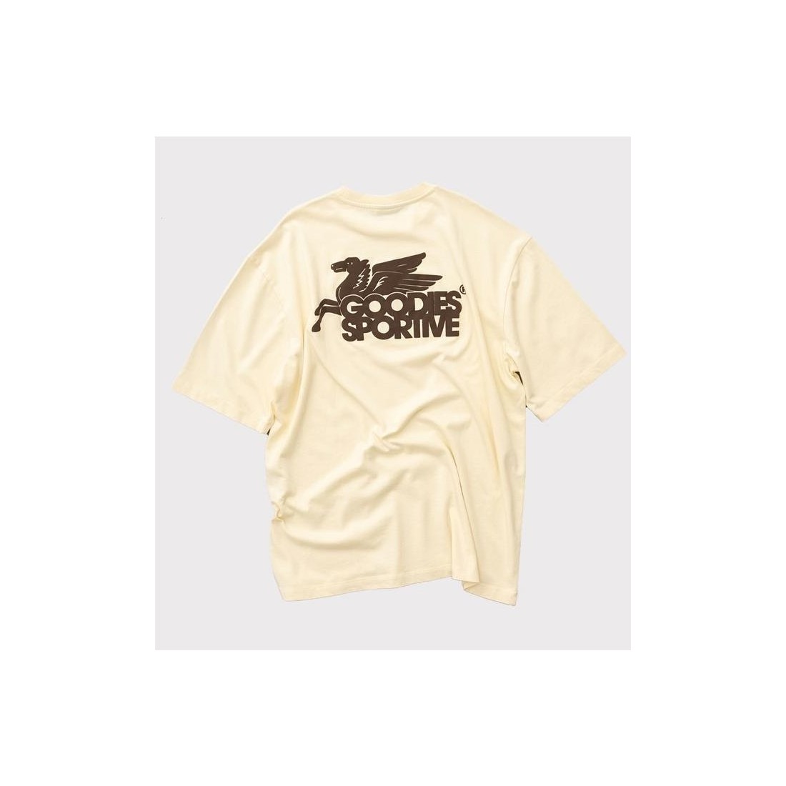GOODIES SPORTIVE PEGASUS TEE BEIGE1