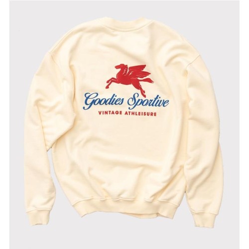 GOODIES SPORTIVE PEGASUS CREW BEIGE1