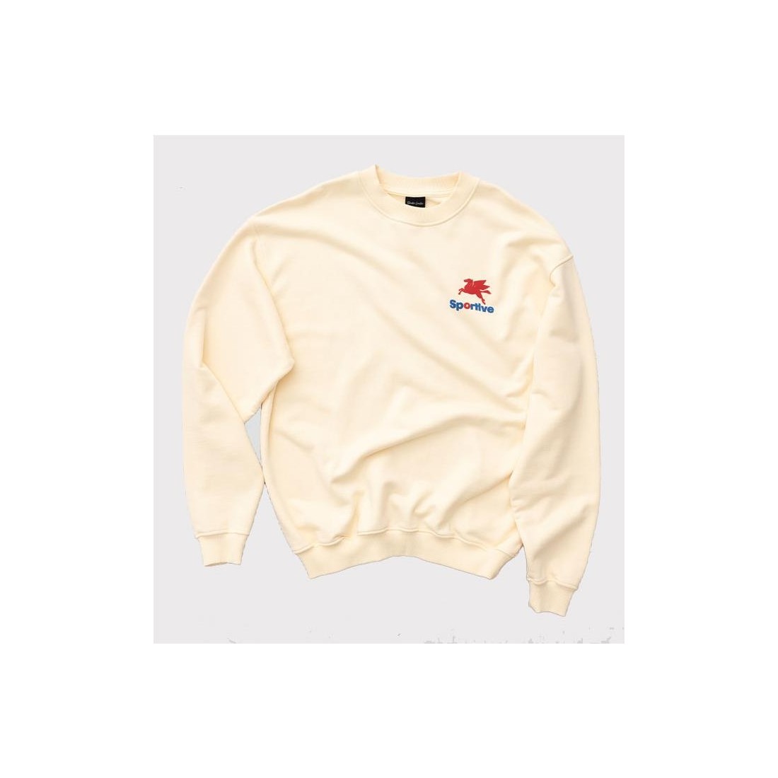 GOODIES SPORTIVE PEGASUS CREW BEIGE1