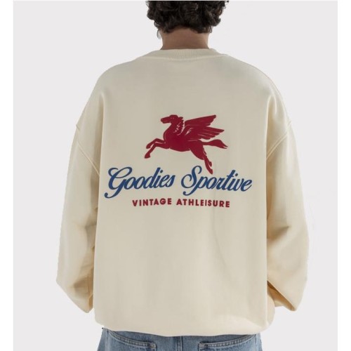 GOODIES SPORTIVE PEGASUS CREW BEIGE1