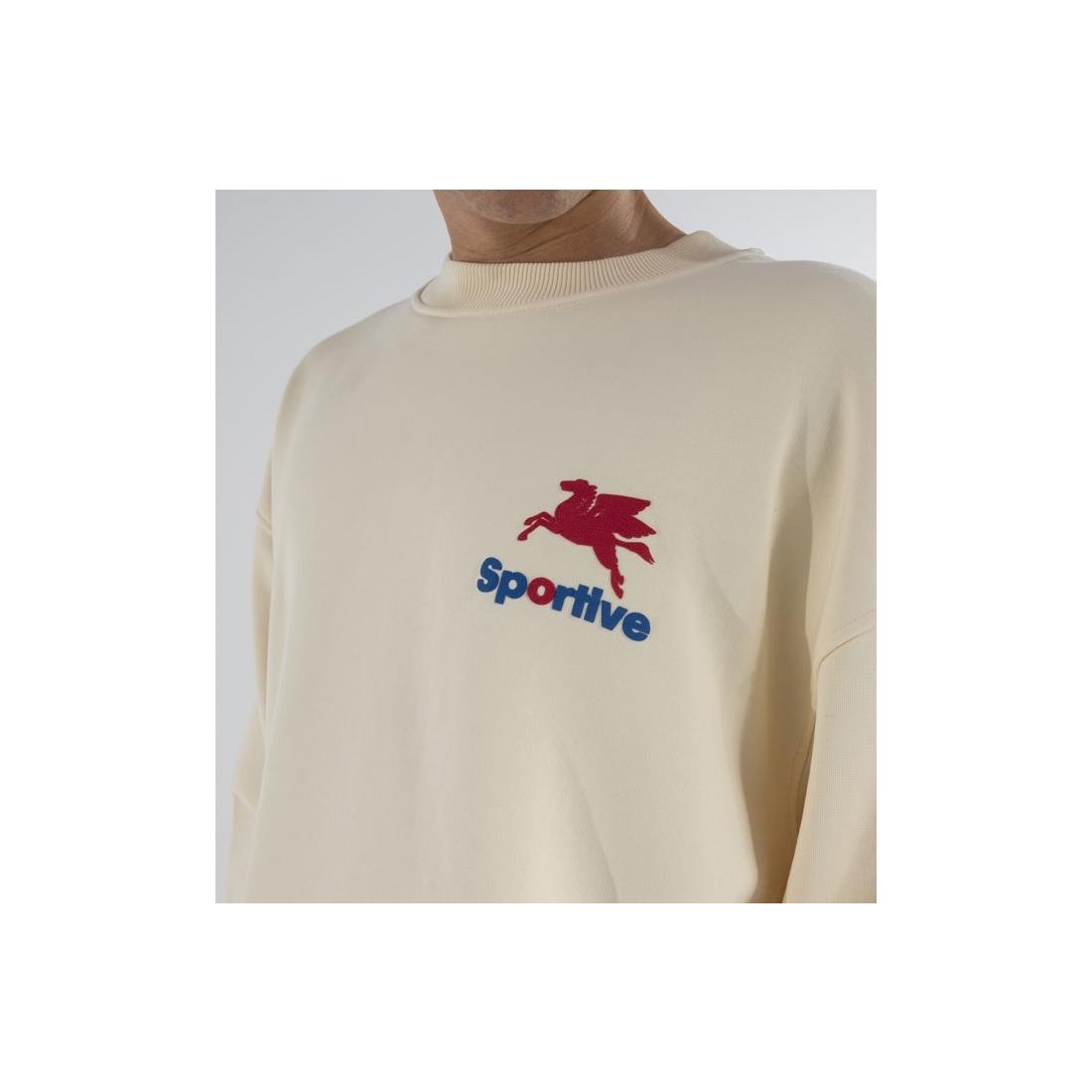 GOODIES SPORTIVE PEGASUS CREW BEIGE1