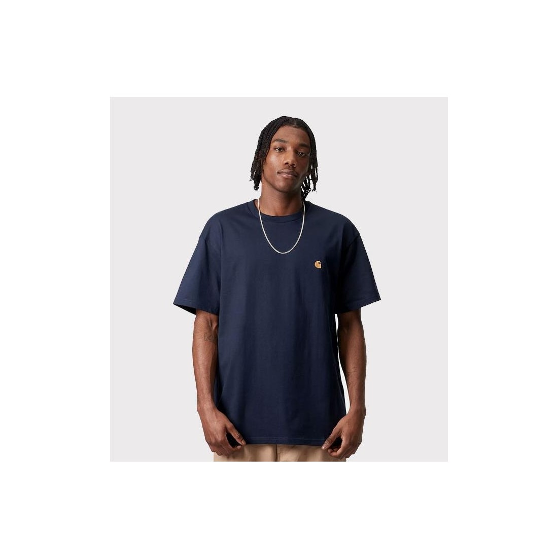 CARHARTT WIP CHASE TEE AZUL MARINO