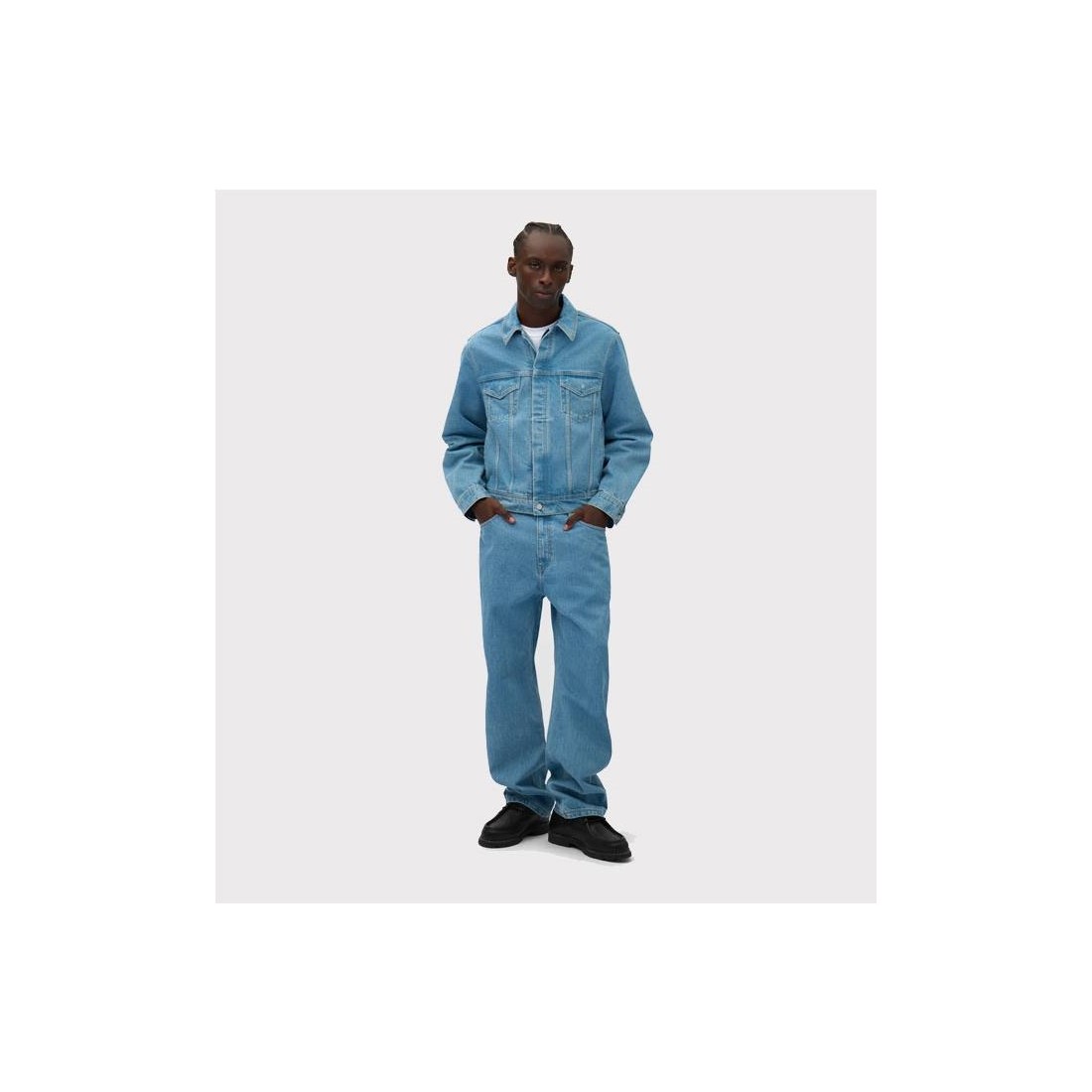 ARTE BIRD DENIM PANTS AZUL CLARO