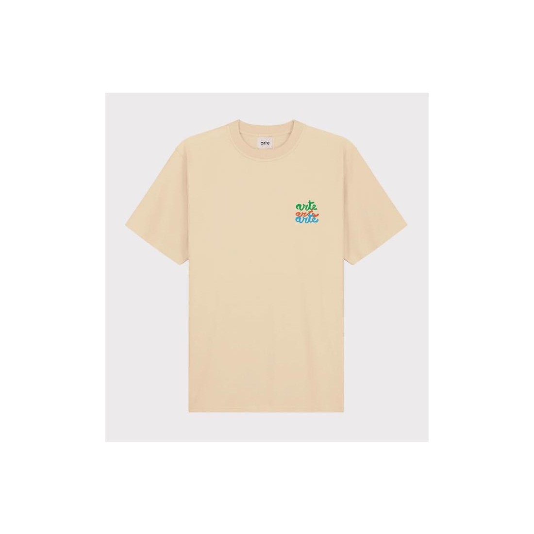 ARTE MULTI LOGO TEE BEIGE