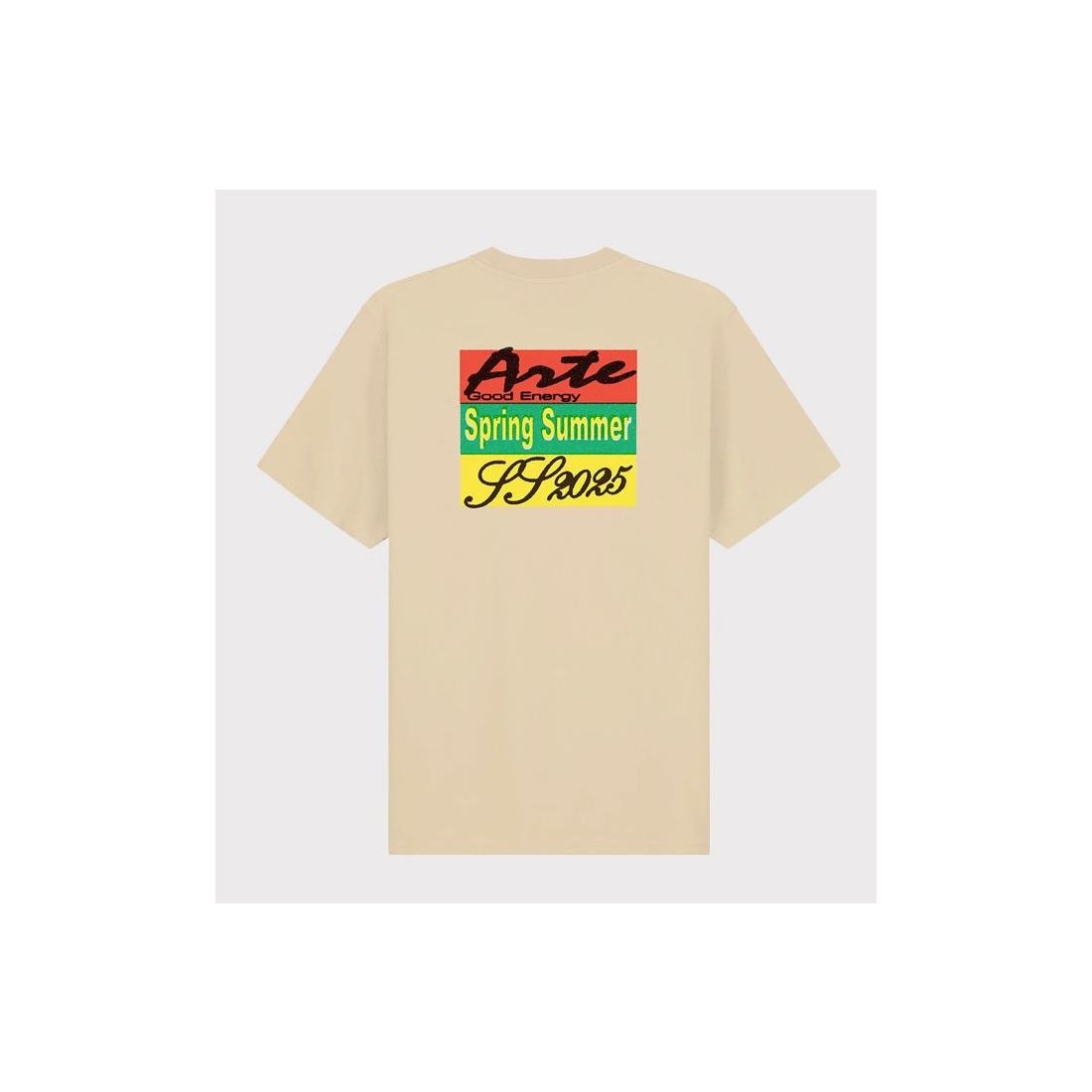 ARTE MULTICOLOR PRINT TEE BEIGE