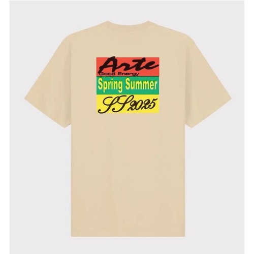 ARTE MULTICOLOR PRINT TEE BEIGE