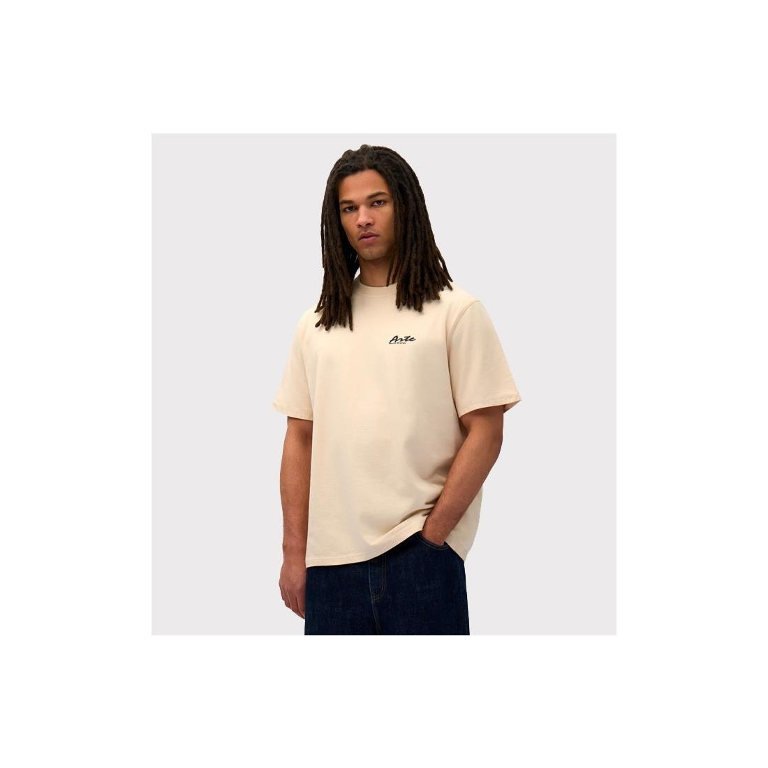 ARTE MULTICOLOR PRINT TEE BEIGE