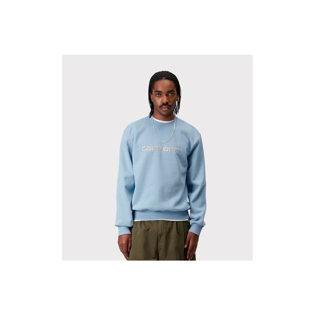 CARHARTT WIP SWEAT AZUL CLARO