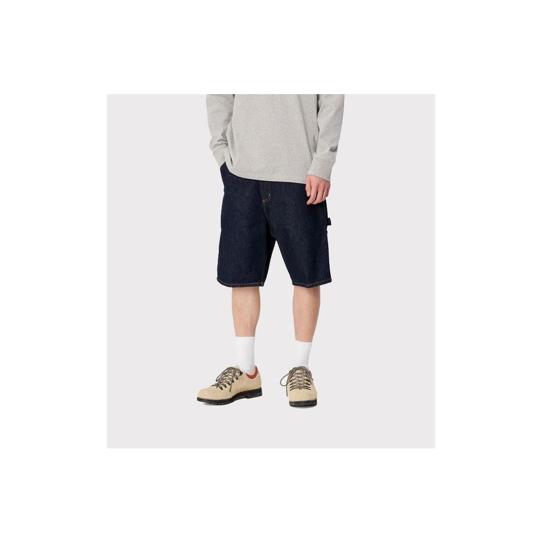 CARHARTT WIP SINGLE KNEE SHORT AZUL