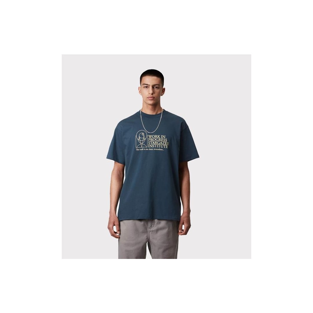 CARHARTT WIP STARGAZER TEE AZUL