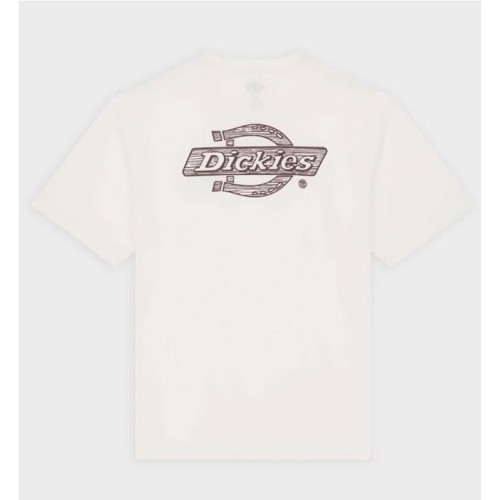 DICKIES WOOD LOGO TEE BEIGE