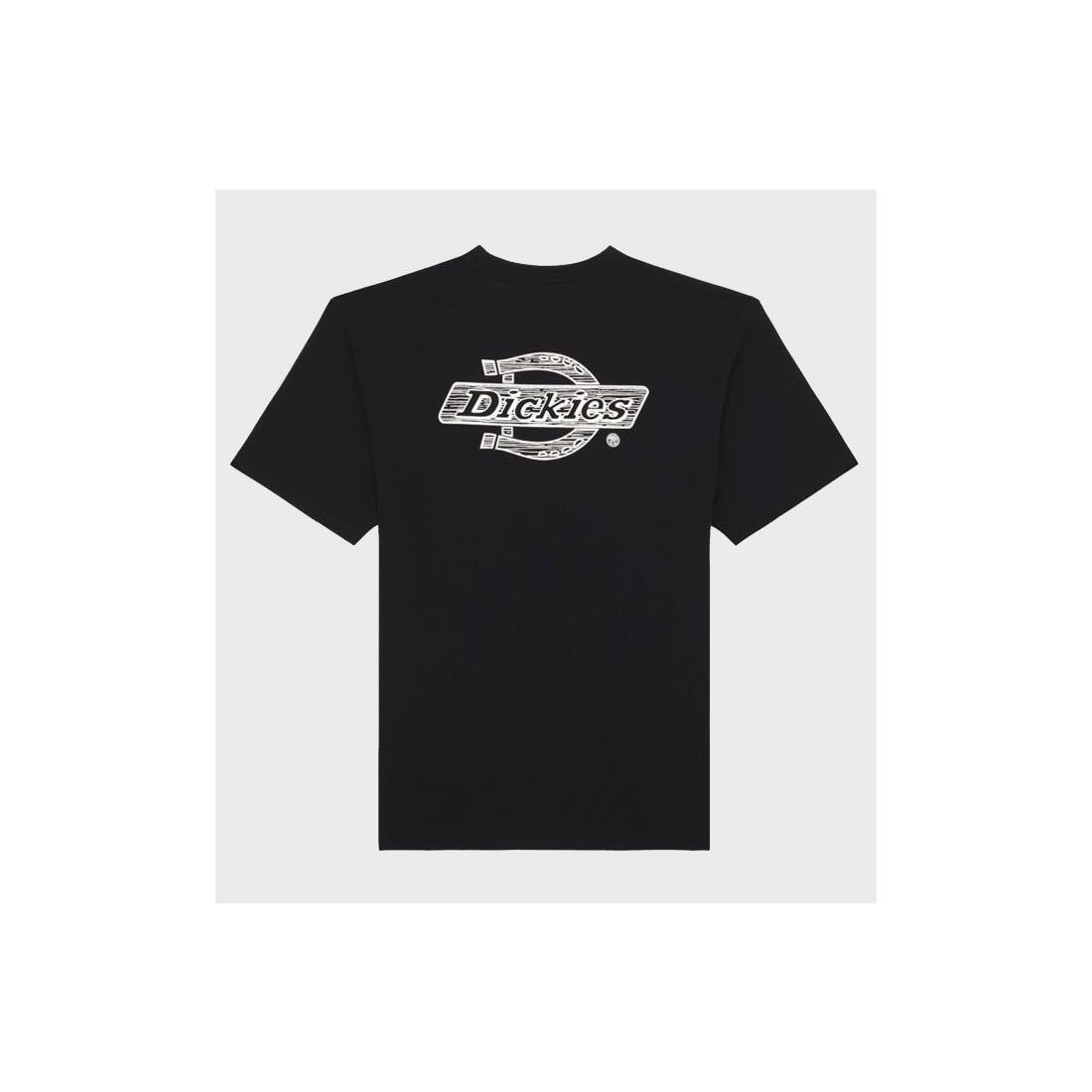 DICKIES WOOD LOGO TEE NEGRO
