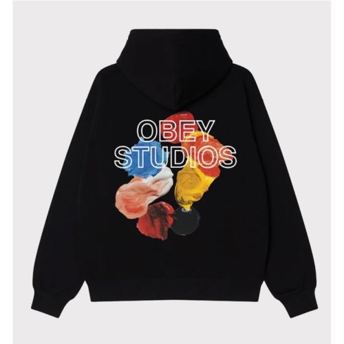 OBEY STUDIOS PALETTE HOODIE NEGRO