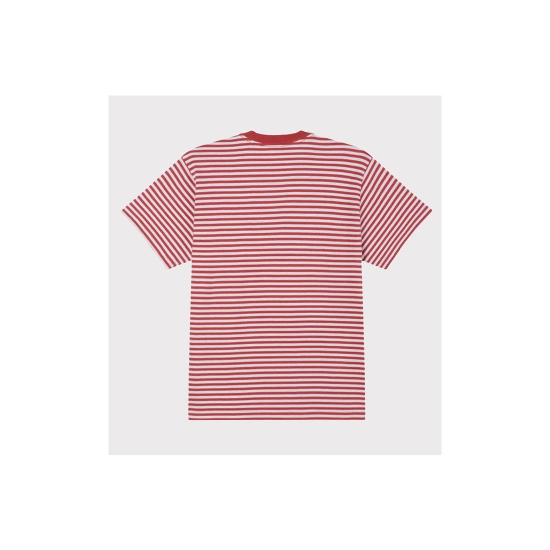 OBEY WORKS EYES STRIPE TEE ROJO