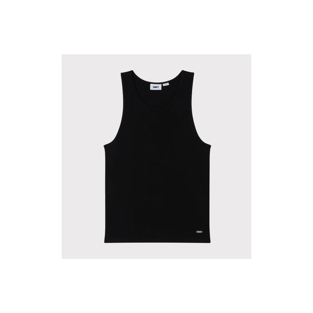 OBEY RIB TANK 2 PACK NEGRO