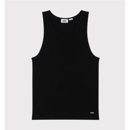 OBEY RIB TANK 2 PACK NEGRO