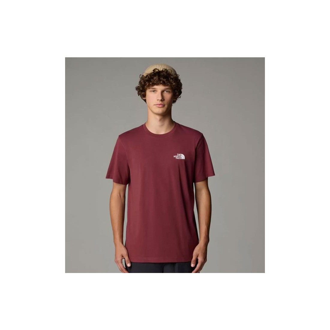 THE NORTH FACE SIMPLE DOME TEE GRANATE