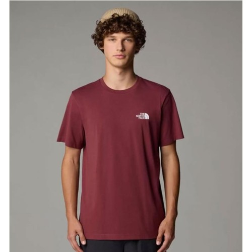 THE NORTH FACE SIMPLE DOME TEE GRANATE