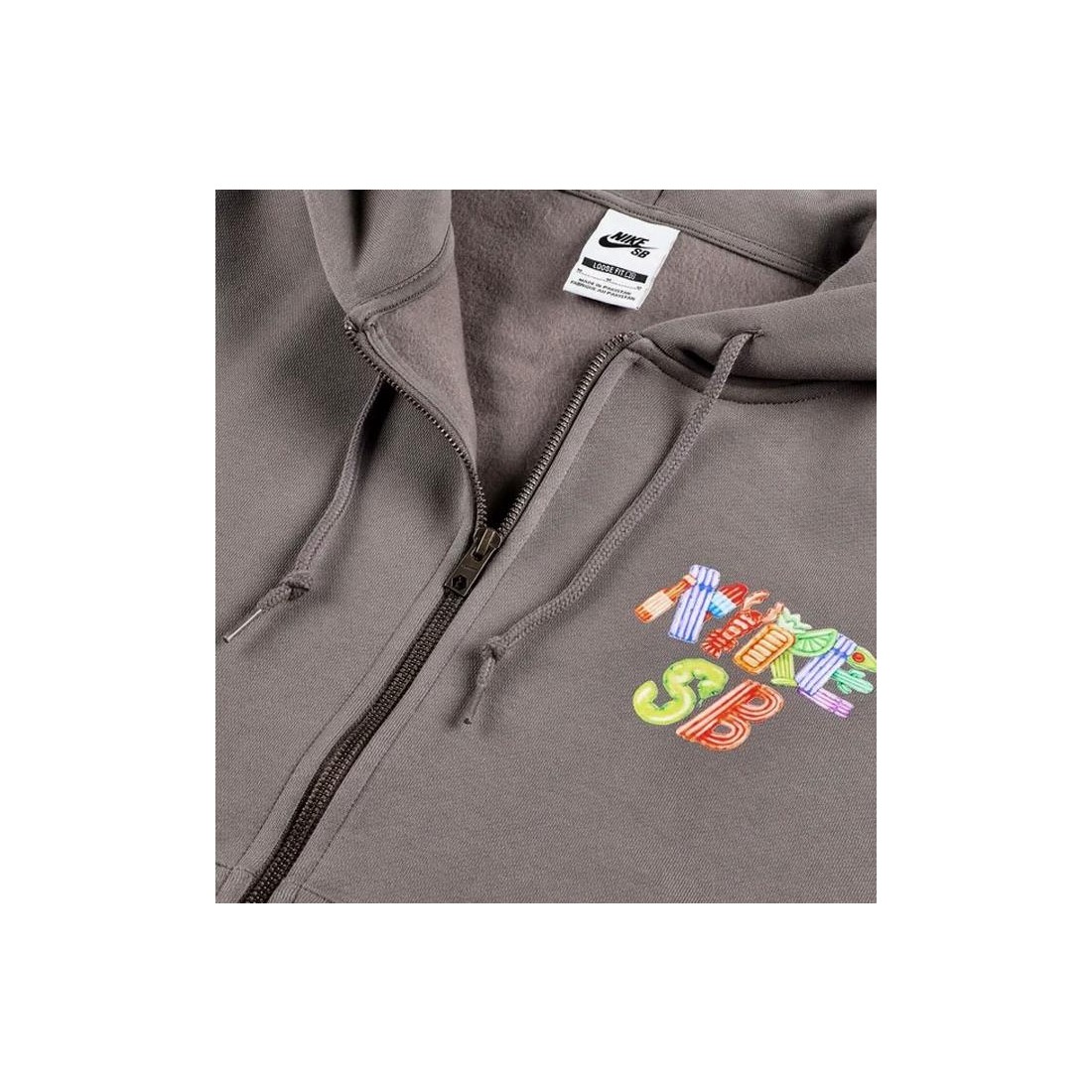 NIKE SB FLEECE ZIP POOL AIRS GRIS