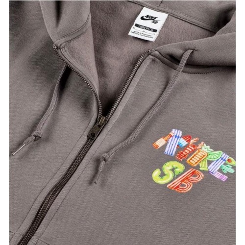 NIKE SB FLEECE ZIP POOL AIRS GRIS