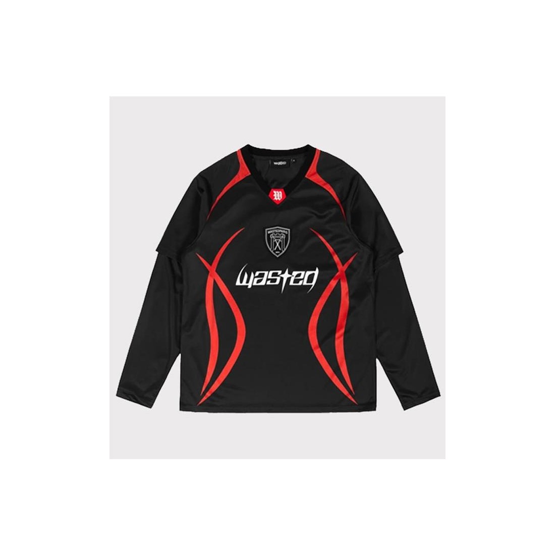 WASTED PARIS FOOTBALL JERSEY NEGRO