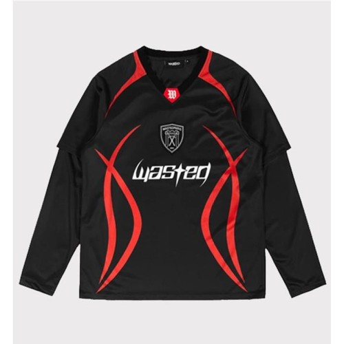 WASTED PARIS FOOTBALL JERSEY NEGRO