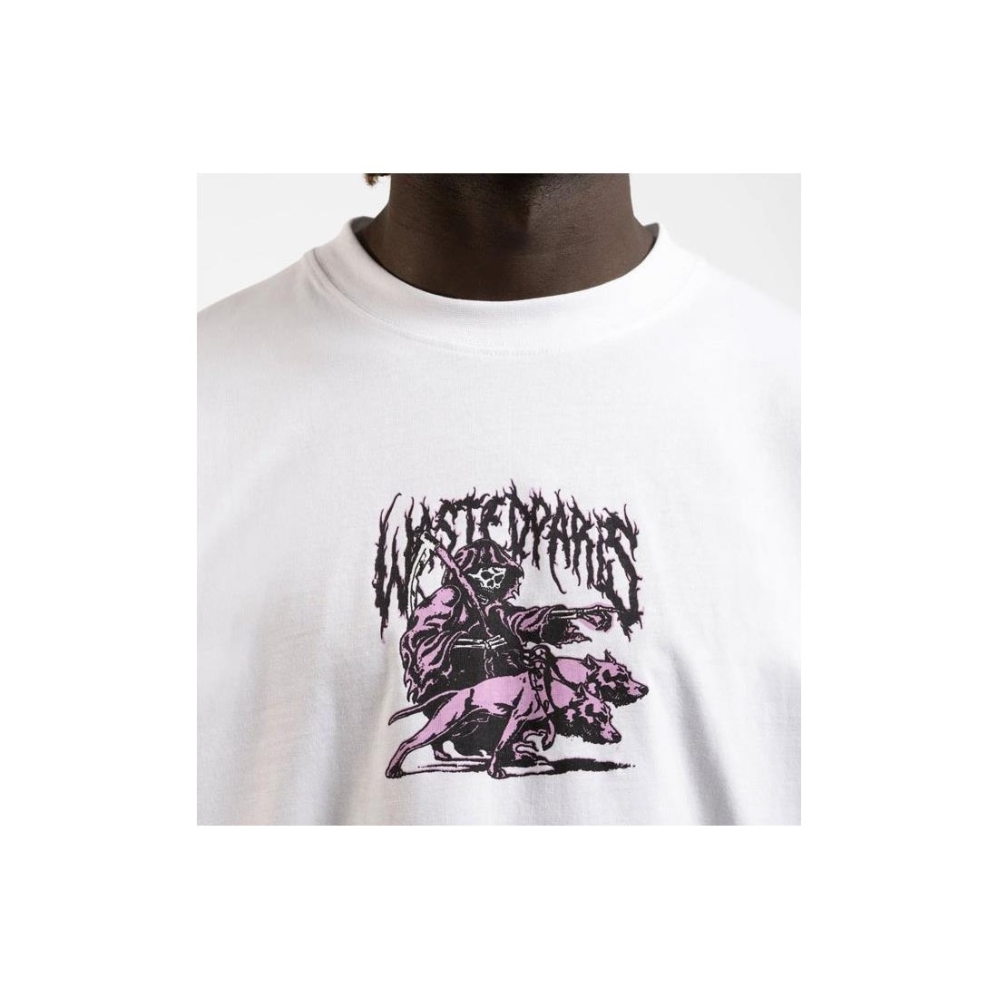 WASTED PARIS HANDLER TEE BLANCO