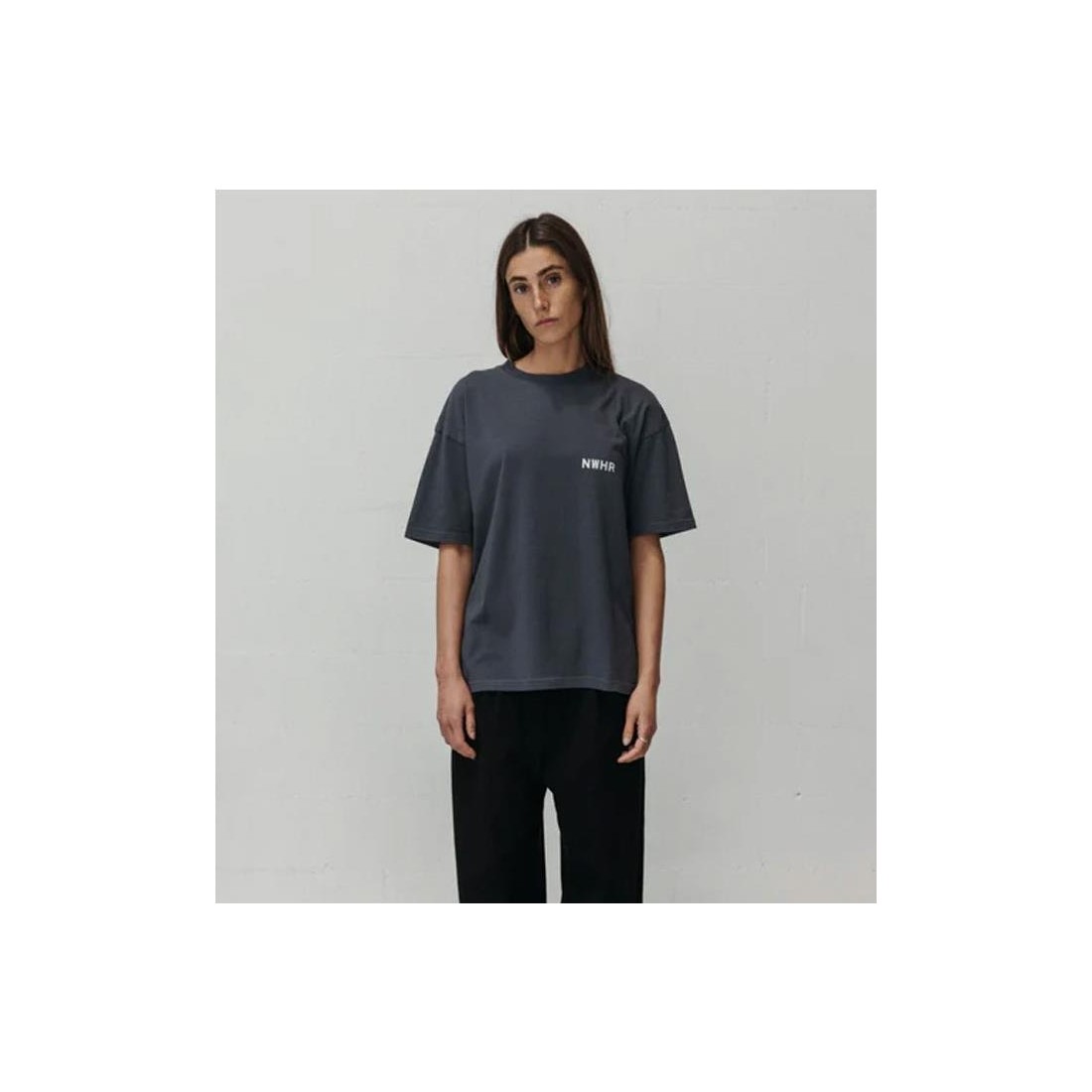 NWHR BASIC CROPPED TEE NEGRO