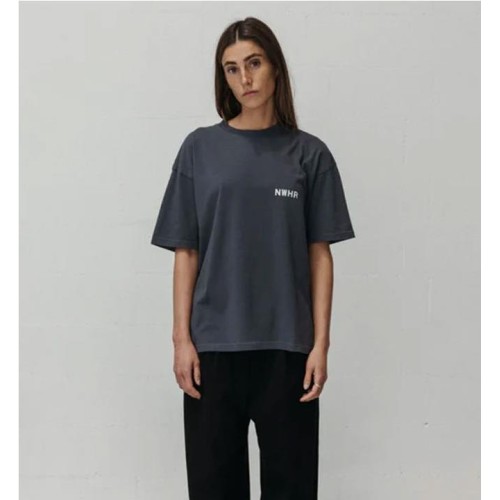 NWHR BASIC CROPPED TEE NEGRO