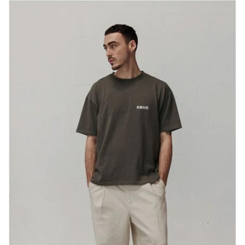 NWHR BASIC CROPPED TEE VERDE OLIVA