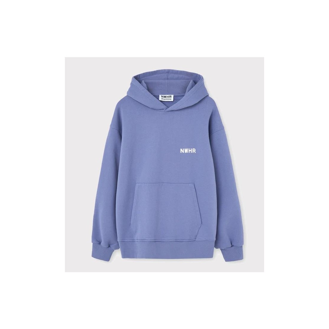 NWHR HOODIE BLUE WASHED AZUL