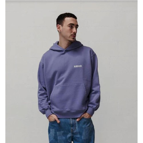 NWHR HOODIE BLUE WASHED AZUL