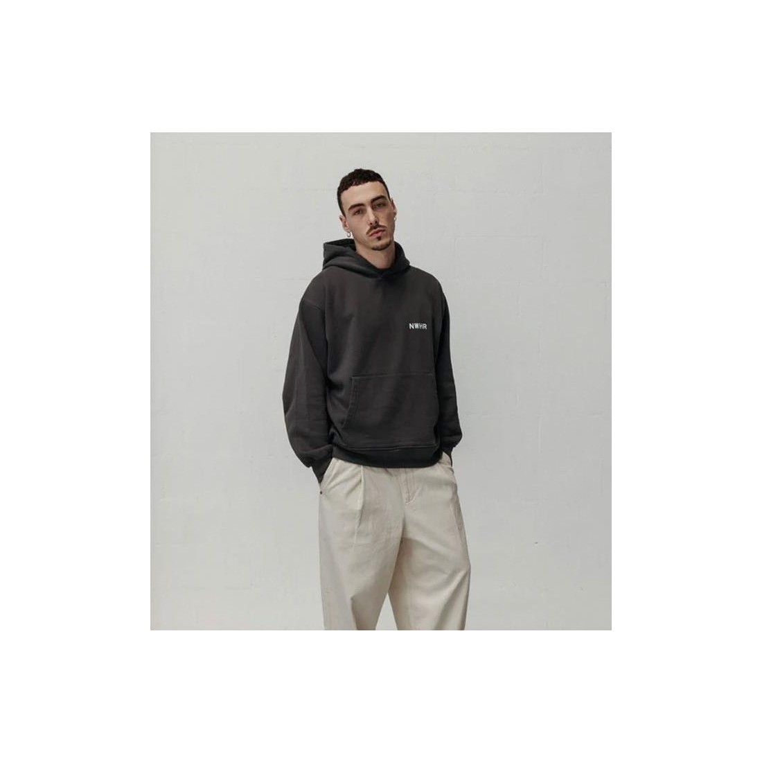 NWHR HOODIE BLACK WASHED NEGRO