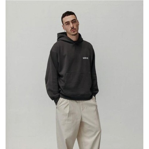 NWHR HOODIE BLACK WASHED NEGRO