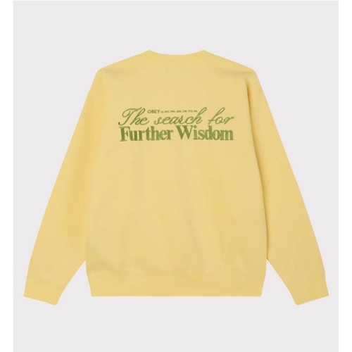 OBEY FURTHER WISDOM CREWNECK AMARILLO