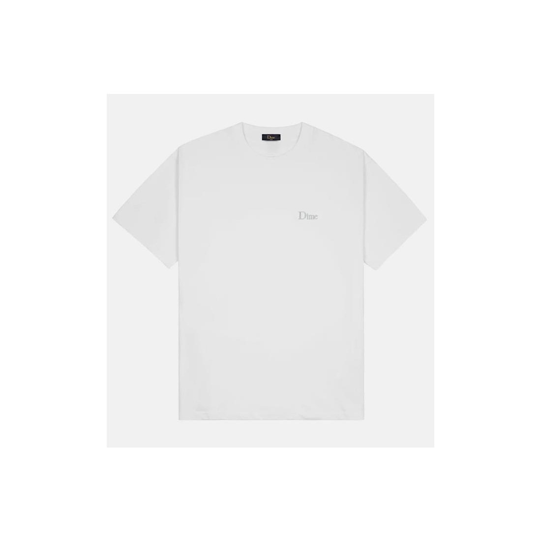 DIME CLASSIC SMALL LOGO TEE BLANCO
