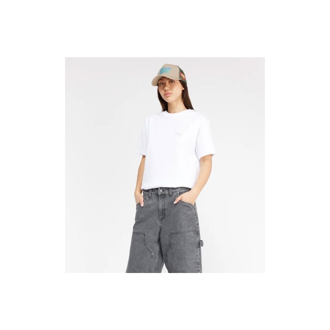 DIME CLASSIC SMALL LOGO TEE BLANCO