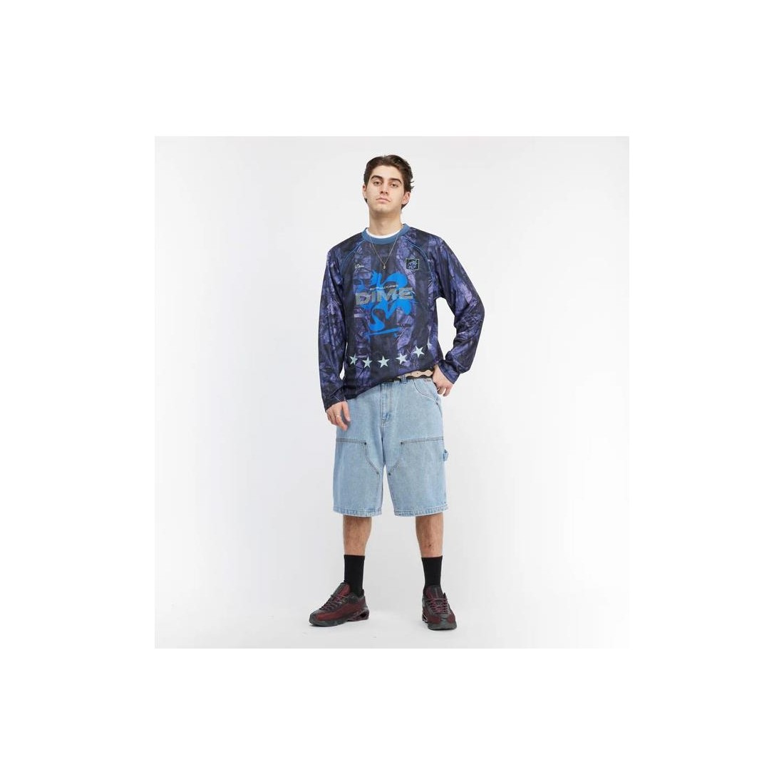 DIME CARPENTER DENIM SHORTS AZUL CLARO