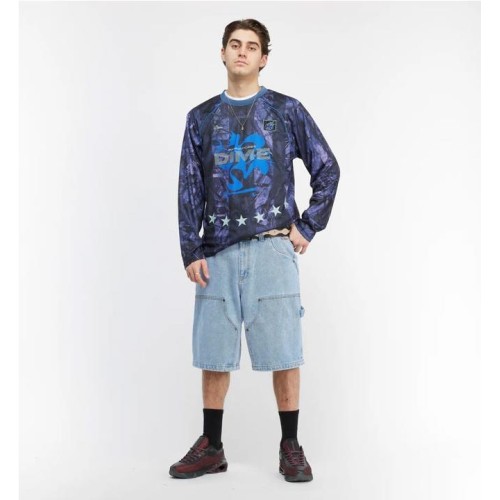DIME CARPENTER DENIM SHORTS AZUL CLARO